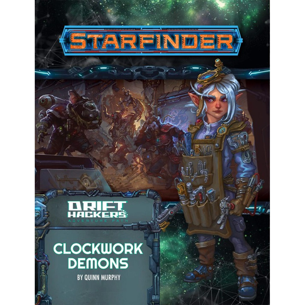 Ролевая игра Paizo Publishing Starfinder RPG: Adventure Path - Clockwork Demons (Drift Hackers 2 of 3)
Ролевая игра Paizo Publishing Starfinder RPG: Adventure Path - Clockwork Demons (Drift Hackers 2 of 3)