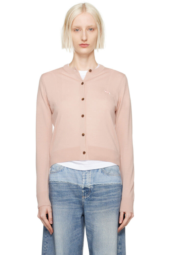 Розовый кардиган с нашивкой Baby Fox Maison Kitsuné
Розовый кардиган с нашивкой Baby Fox Maison Kitsuné