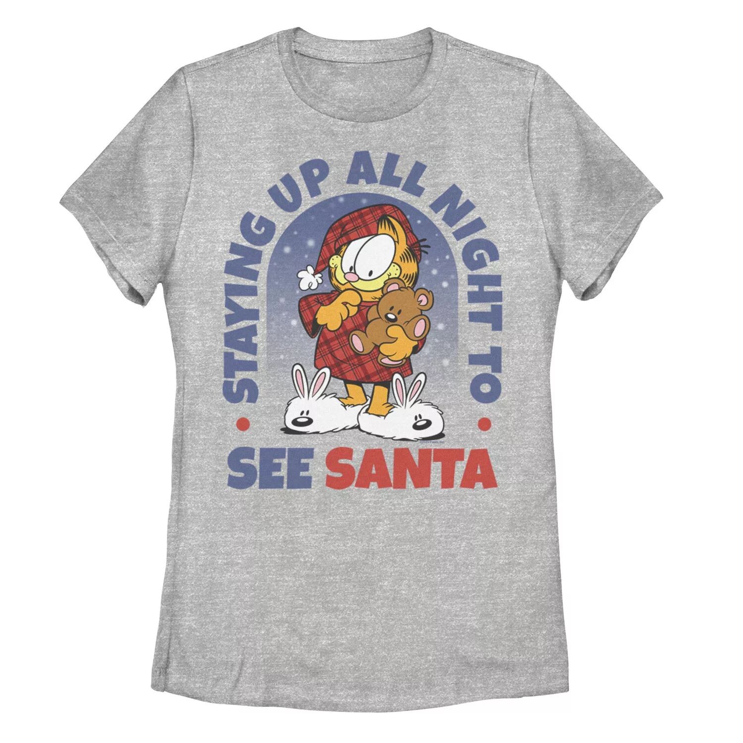 Футболка с рисунком Garfield Santa Up Late Christmas для юниоров Licensed Character
Футболка с рисунком Garfield Santa Up Late Christmas для юниоров Licensed Character
