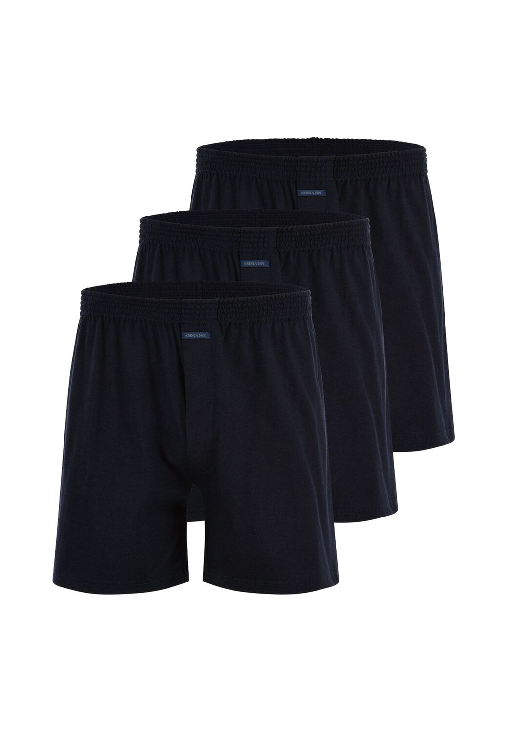 Боксеры, 3 пары базовых шорт AMMANN, цвет Night Blue
Боксеры, 3 пары базовых шорт AMMANN, цвет Night Blue
