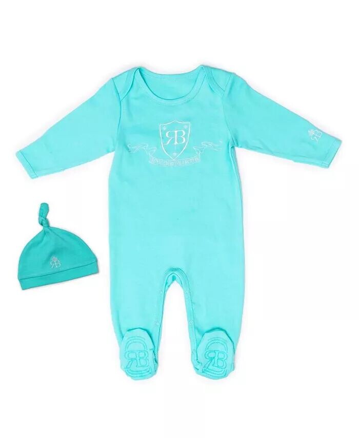 Baby Royal Baby Комбинезон в перчатках из органического хлопка Sweet Dreams с шапкой Royal Baby Collection, синий
Baby Royal Baby Комбинезон в перчатках из органического хлопка Sweet Dreams с шапкой Royal Baby Collection, синий