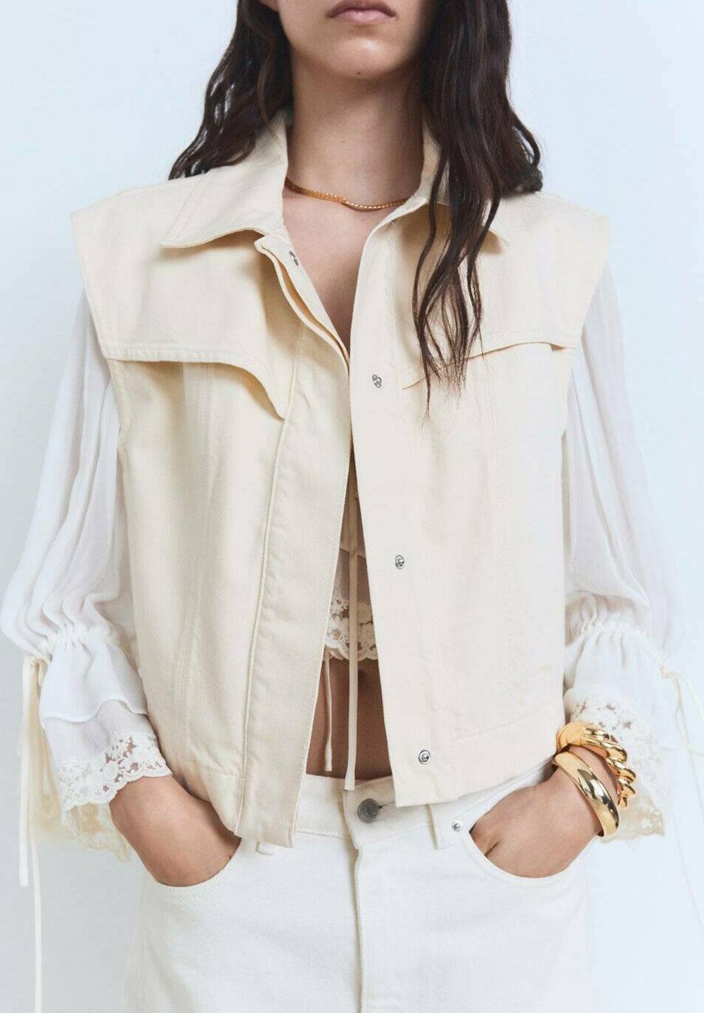 Жилет Mango, кремовый, Бежевый, Жилет Mango, кремовый
Жилет Mango, кремовый, Бежевый, Жилет Mango, кремовый