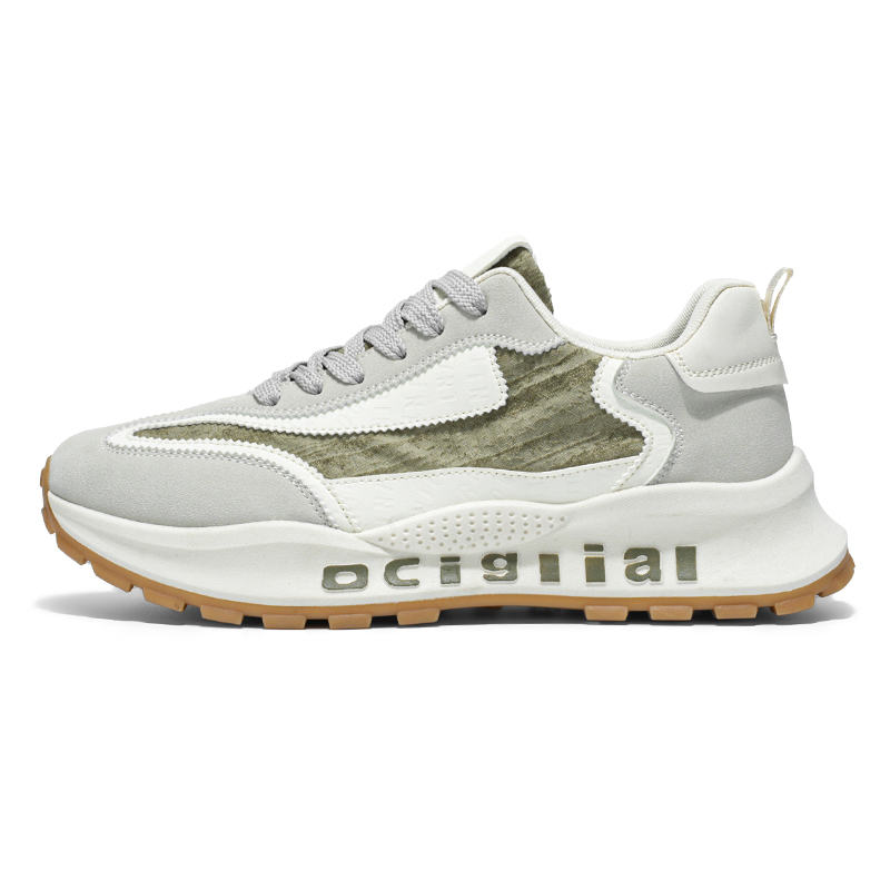 JANECO Антискользящие износостойкие мужские низкие кеды бежево-зеленые, цвет Beige Green
JANECO Антискользящие износостойкие мужские низкие кеды бежево-зеленые, цвет Beige Green