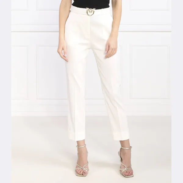 Льняные брюки прямого кроя Pinko, белый
Льняные брюки прямого кроя Pinko, белый