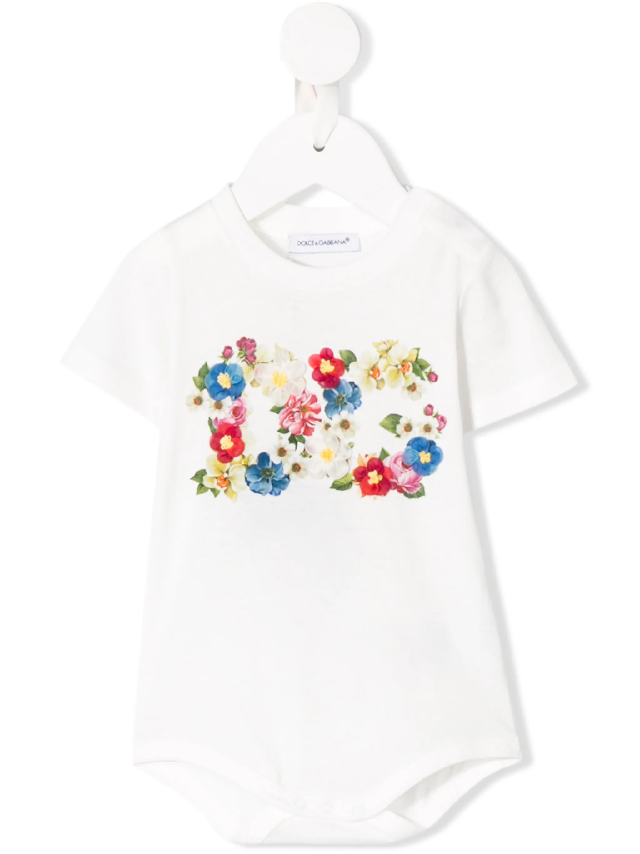 Боди с цветочным принтом Dolce & Gabbana Kids, белый
Боди с цветочным принтом Dolce & Gabbana Kids, белый