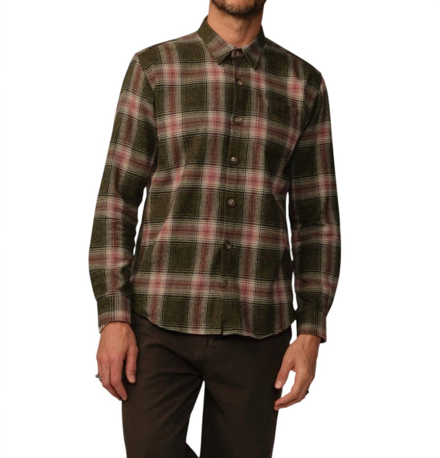Мужская рубашка Accord Japanese Flannel в винную клетку Road to Nowhere, цвет wine plaid
Мужская рубашка Accord Japanese Flannel в винную клетку Road to Nowhere, цвет wine plaid