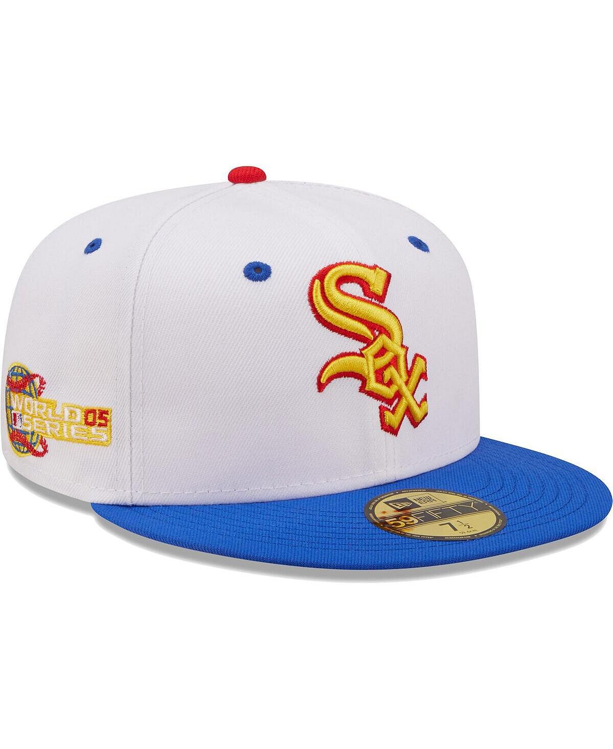 Мужская белая шляпа Royal Chicago White Sox 2005 World Series Cherry Lolli 59Fifty. New Era
Мужская белая шляпа Royal Chicago White Sox 2005 World Series Cherry Lolli 59Fifty. New Era