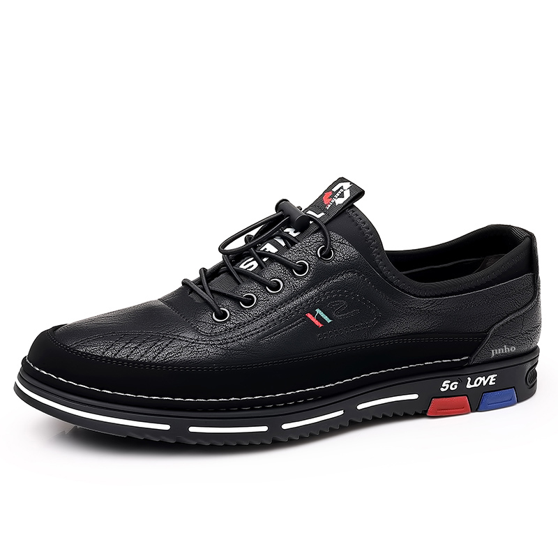 Износостойкие дышащие низкие повседневные туфли для мужчин Jinho, Black 
Износостойкие дышащие низкие повседневные туфли для мужчин Jinho, Black