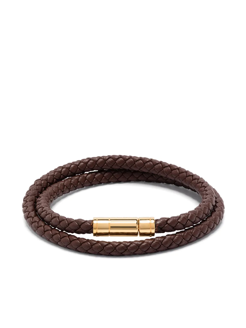 Плетеный браслет из кожи TOM FORD, золотой
Плетеный браслет из кожи TOM FORD, золотой