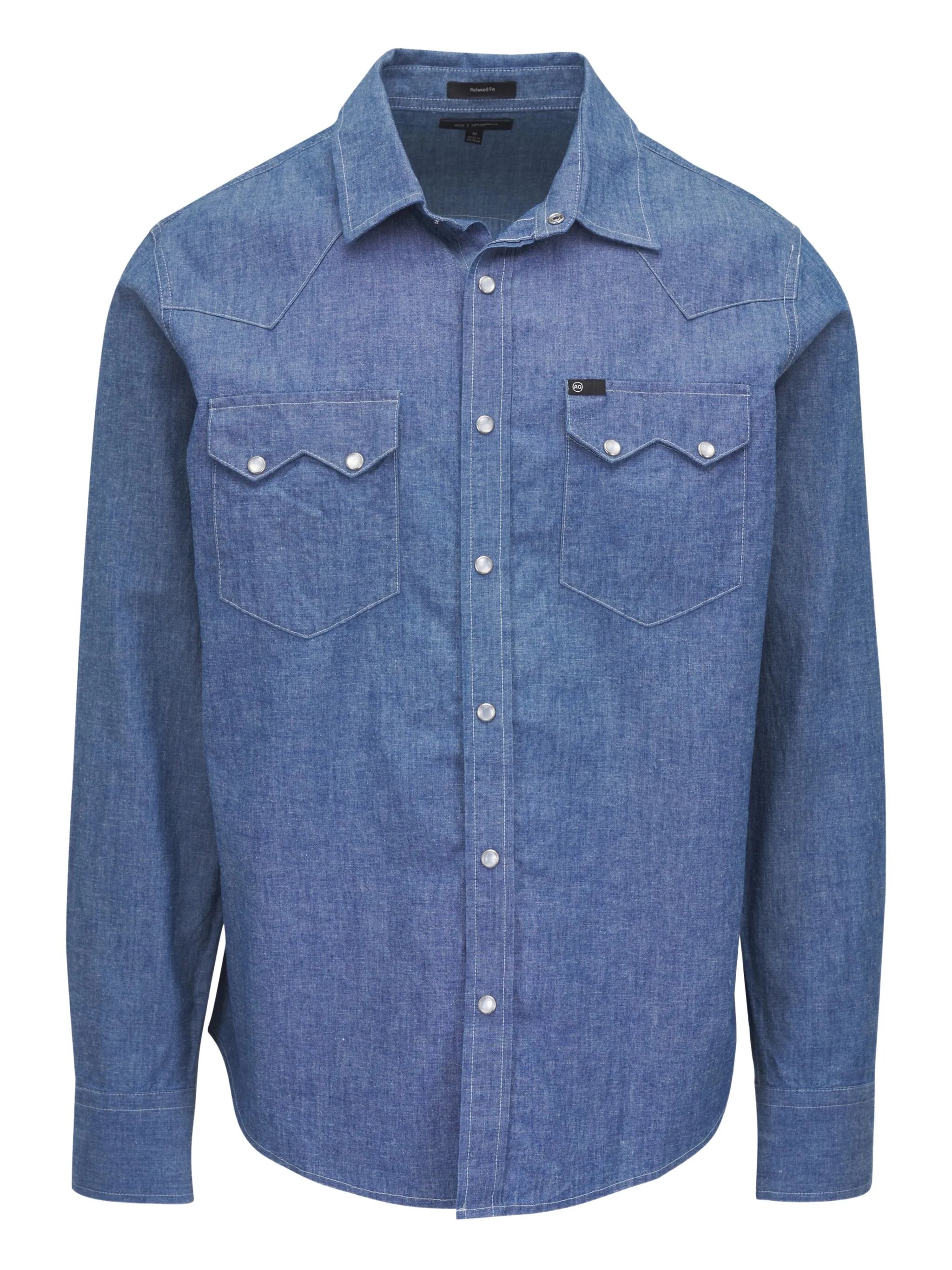 Джинсовая рубашка с карманом Ag Jeans, синий
Джинсовая рубашка с карманом Ag Jeans, синий