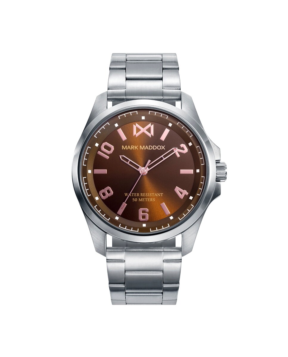 Мужские часы Mission с тремя стальными стрелками и браслетом Mark Maddox, серебро
Мужские часы Mission с тремя стальными стрелками и браслетом Mark Maddox, серебро