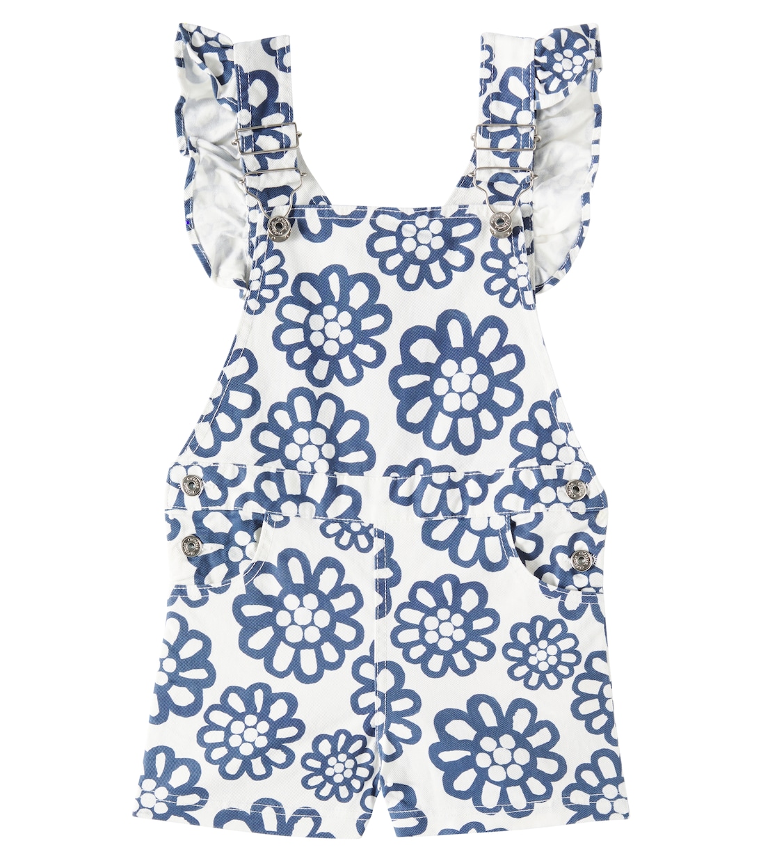 Джинсовый комбинезон с цветочным принтом и оборками Fábula, Est Maxi Taua Fundo Off
Джинсовый комбинезон с цветочным принтом и оборками Fábula, Est Maxi Taua Fundo Off