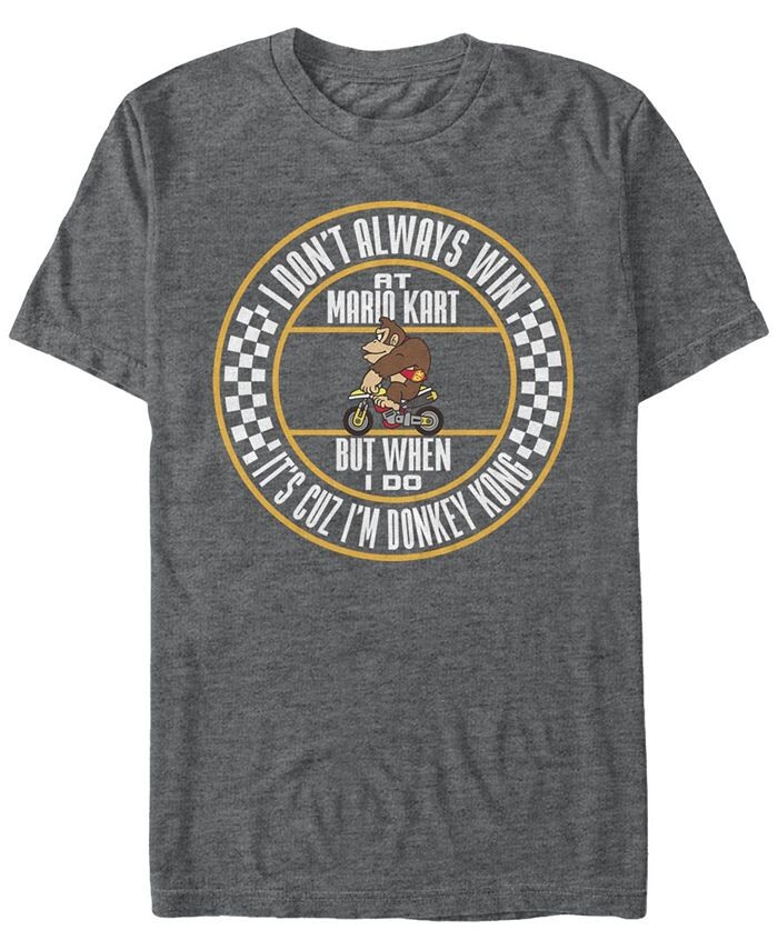 Мужская футболка Nintendo Mario Kart It’s Cuz I'm Donkey Kong с короткими рукавами Fifth Sun, серый
Мужская футболка Nintendo Mario Kart It’s Cuz I'm Donkey Kong с короткими рукавами Fifth Sun, серый