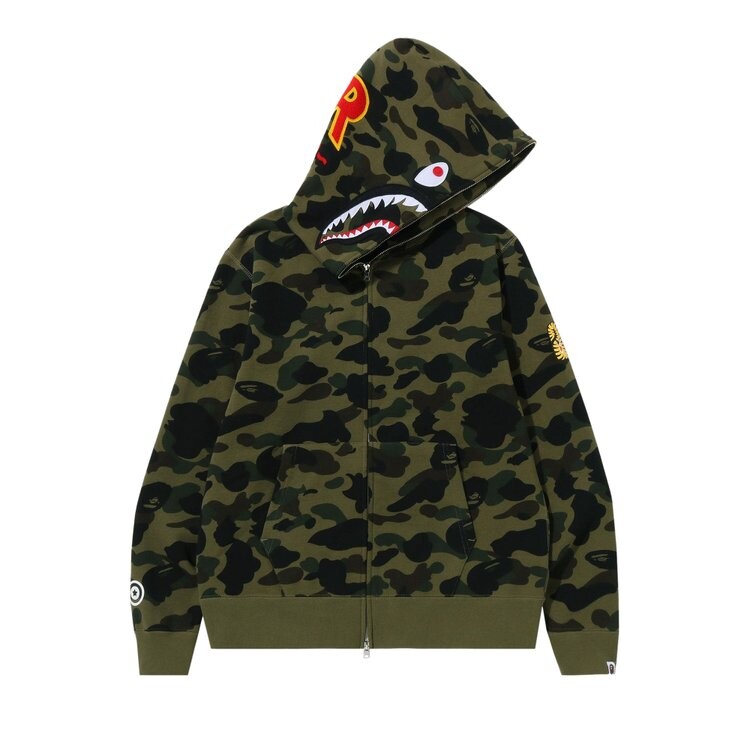 Худи BAPE 1st Camo PONR Shark Full Zip Hoodie, зеленый
Худи BAPE 1st Camo PONR Shark Full Zip Hoodie, зеленый