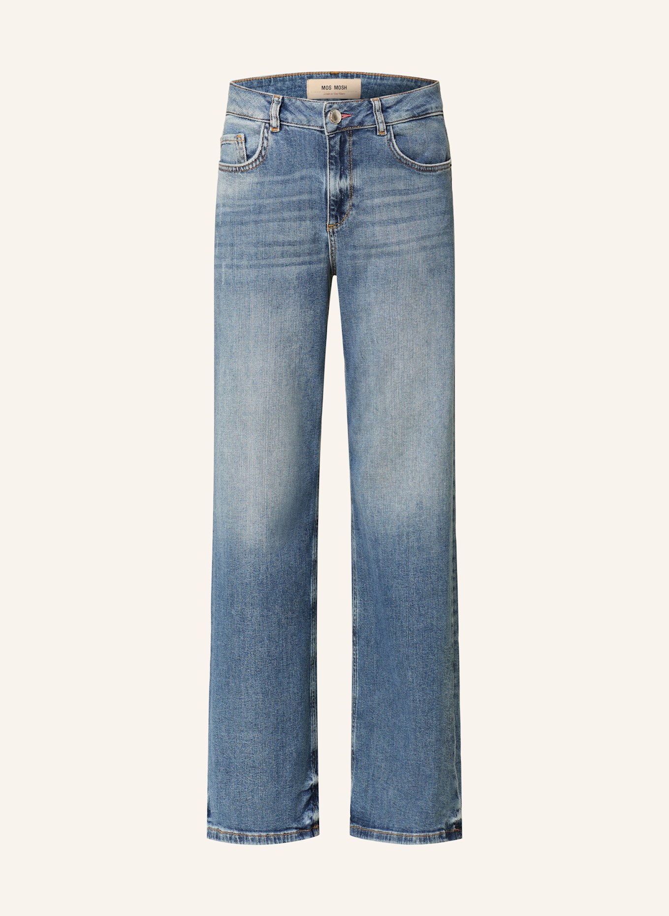 Расклешенные джинсы mmdara Mos Mosh, синий 
Расклешенные джинсы mmdara Mos Mosh, синий