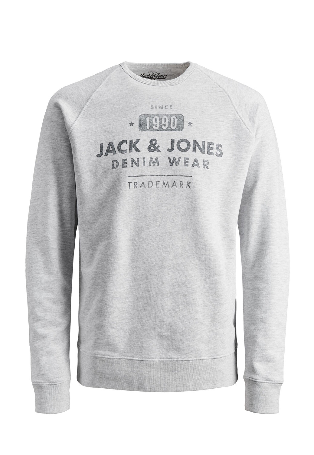 Толстовка Jack & Jones 'Jeans Washed', белый 
Толстовка Jack & Jones 'Jeans Washed', белый