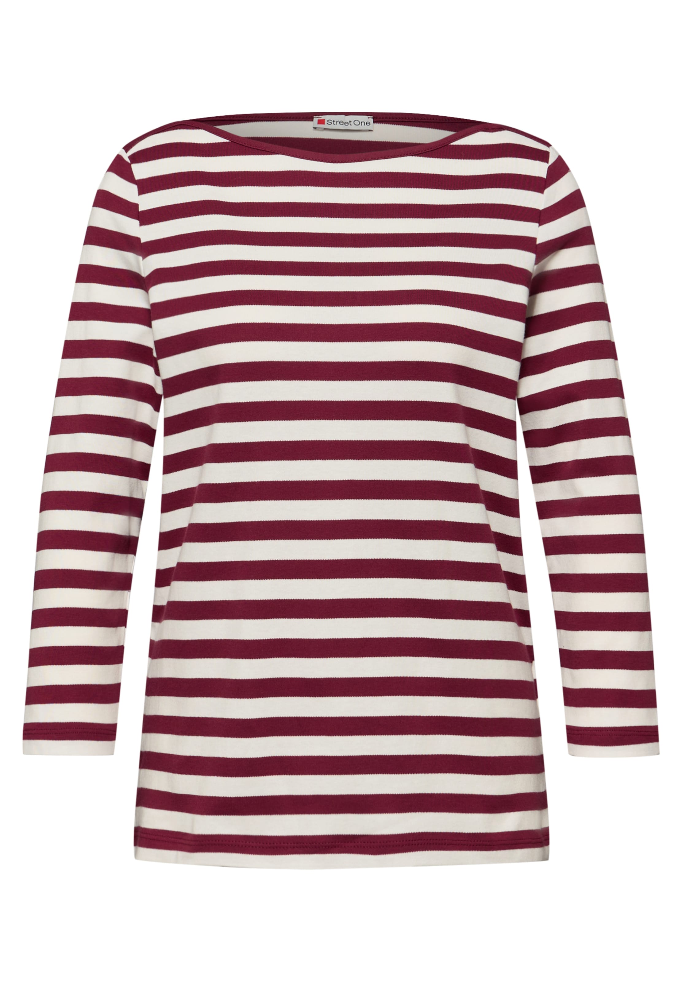 STREET ONE Лонгслив в темно-красном цвете
STREET ONE Лонгслив в темно-красном цвете