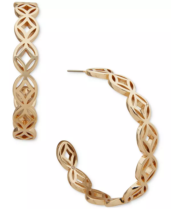 Золотистые серьги-кольца с вырезами, средние, 1,65 дюйма Anne Klein, gold
Золотистые серьги-кольца с вырезами, средние, 1,65 дюйма Anne Klein, gold