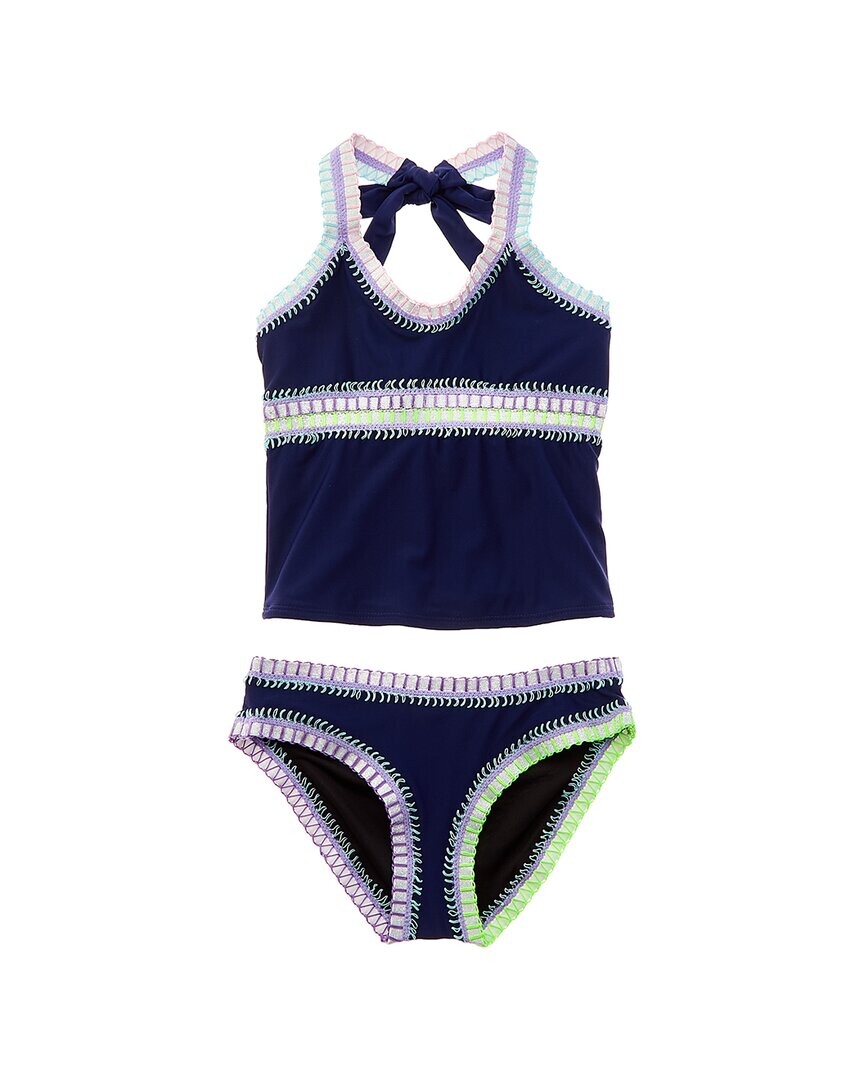 Комплект танкини PilyQ из 2 предметов с радужной вышивкой, синий
Комплект танкини PilyQ из 2 предметов с радужной вышивкой, синий