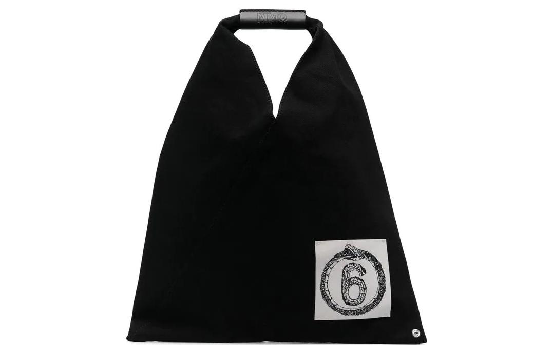 MM6 Maison Margiela Сумка-шоппер из хлопка с деталями из телячьей кожи, черная
MM6 Maison Margiela Сумка-шоппер из хлопка с деталями из телячьей кожи, черная