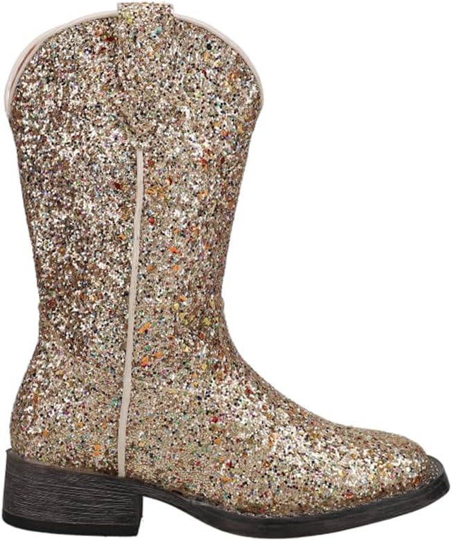 Детские ботинки для девочек Roper Glitter Galore с квадратным носком и блестками, повседневные, на щиколотку - розовые
Детские ботинки для девочек Roper Glitter Galore с квадратным носком и блестками, повседневные, на щиколотку - розовые