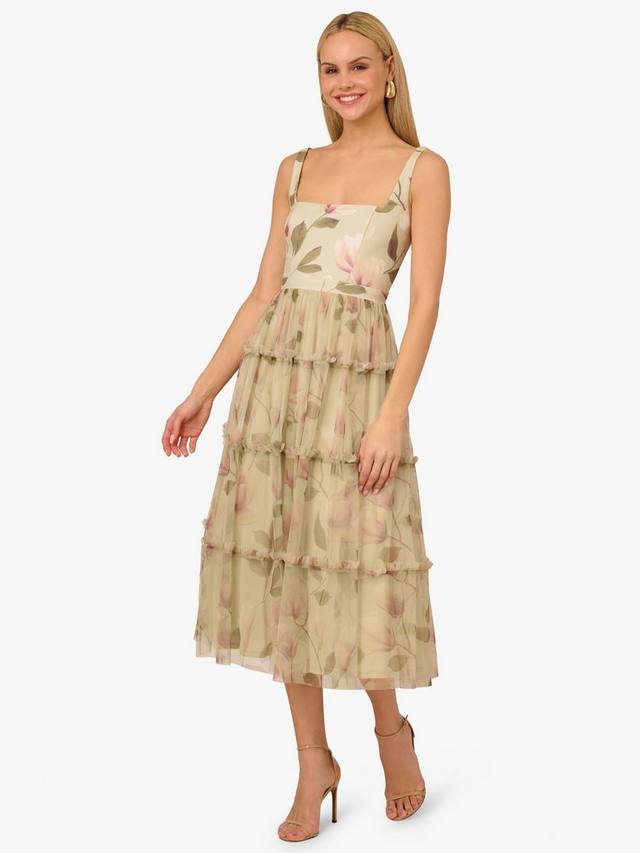 Платье с квадратным вырезом из цветочного трикотажа и сетки adrianna by Adrianna Papell, зеленый/разноцветный
Платье с квадратным вырезом из цветочного трикотажа и сетки adrianna by Adrianna Papell, зеленый/разноцветный