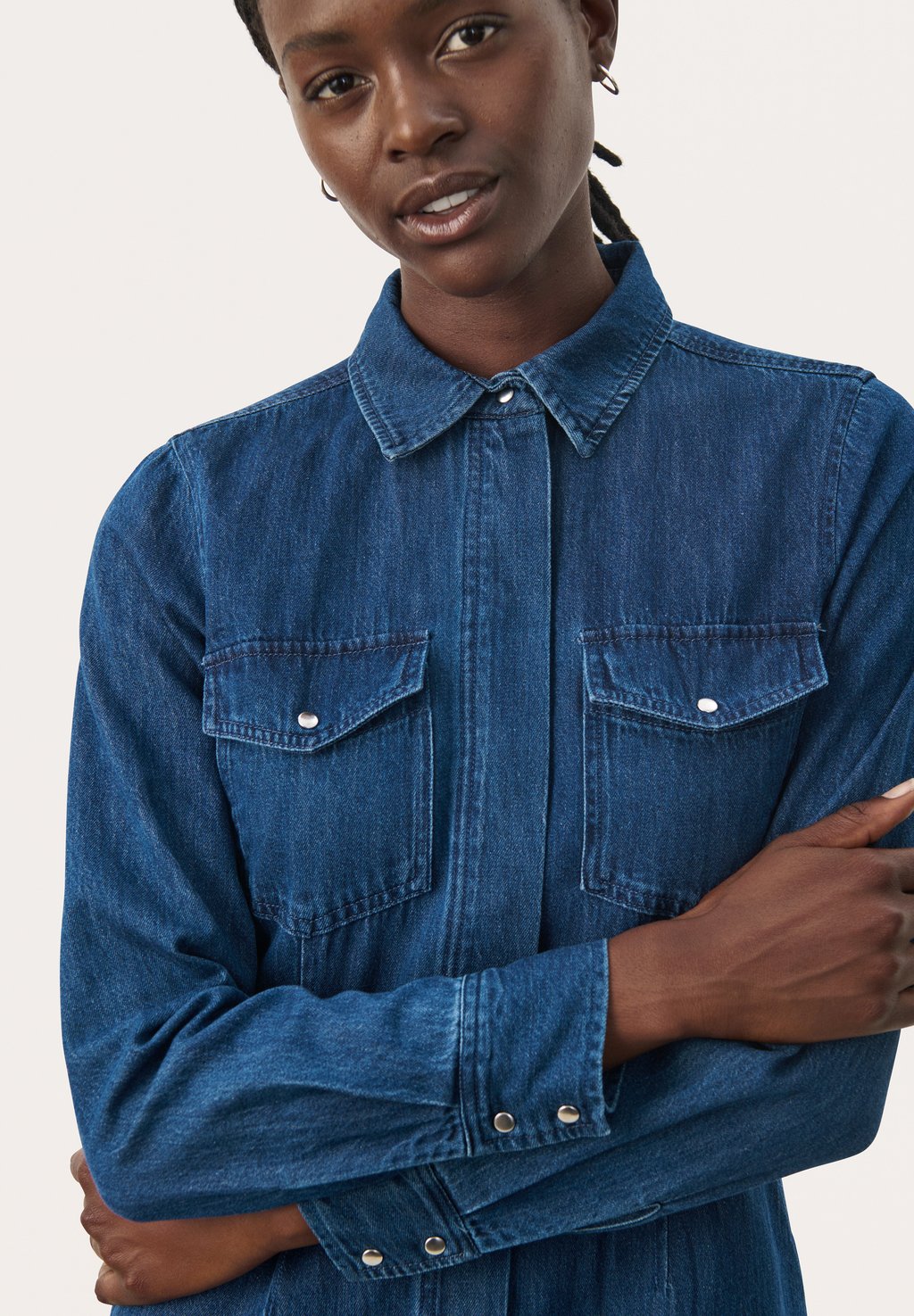 Платье из денима FREJA Part Two, синий деним
Платье из денима FREJA Part Two, синий деним