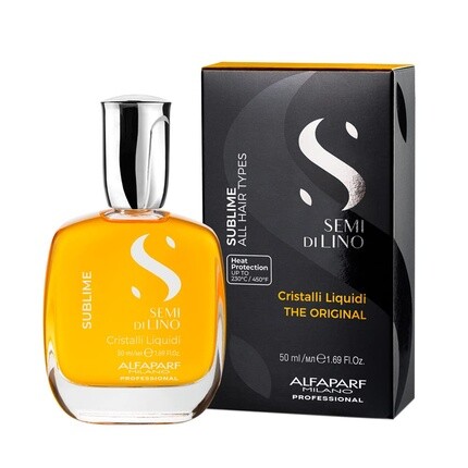 Semi Di Lino Sublime Cristalli Liquidi Оригинальная сыворотка для блеска, 50 мл, Alfaparf Milano 
Semi Di Lino Sublime Cristalli Liquidi Оригинальная сыворотка для блеска, 50 мл, Alfaparf Milano