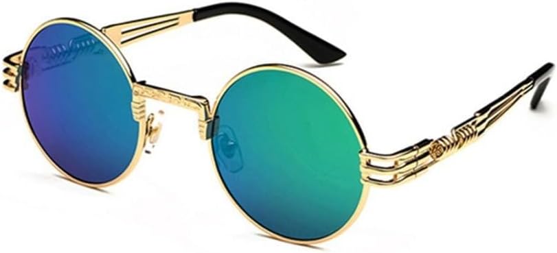 Винтажные круглые солнцезащитные очки в стиле стимпанк для женщин и мужчин, золотистые очки-очки в стиле стимпанк, прозрачные очки с защитой от УФ-излучения UV400 LXLHWN, 4
Винтажные круглые солнцезащитные очки в стиле стимпанк для женщин и мужчин, золотистые очки-очки в стиле стимпанк, прозрачные очки с защитой от УФ-излучения UV400 LXLHWN, 4