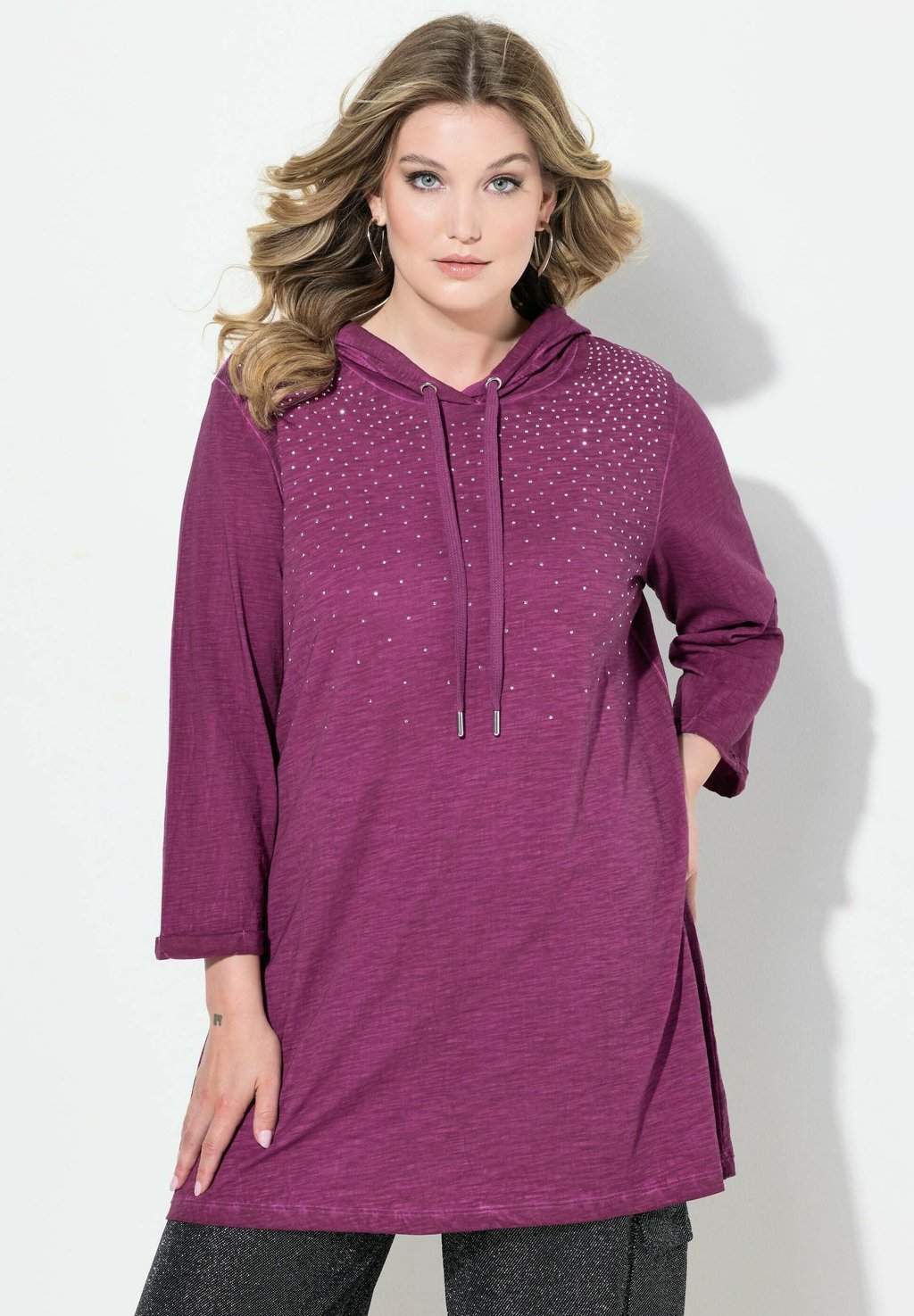 Топ с длинными рукавами MIAMODA, фиолетовый
Топ с длинными рукавами MIAMODA, фиолетовый