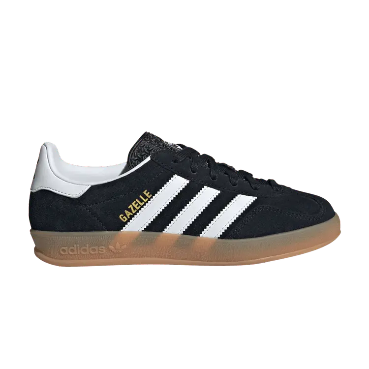 Кроссовки adidas Gazelle Indoor J 'Black White Gum', черный
Кроссовки adidas Gazelle Indoor J 'Black White Gum', черный