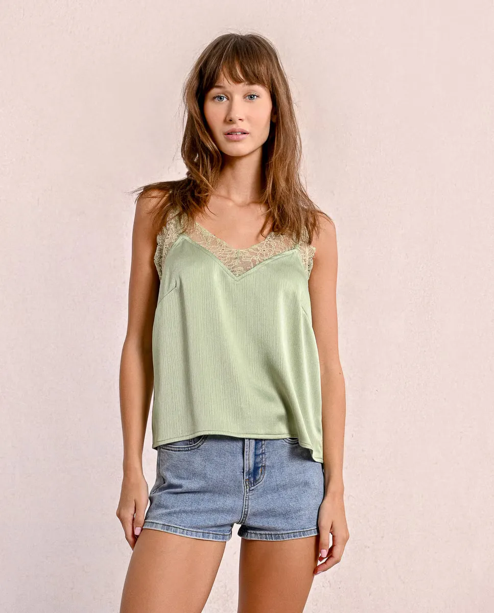 Женский топ нижнего белья с бретелями и кружевом Molly Bracken, цвет Caqui
Женский топ нижнего белья с бретелями и кружевом Molly Bracken, цвет Caqui