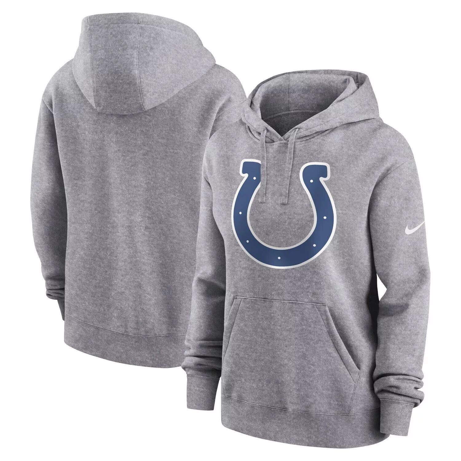 Женский флисовый пуловер с капюшоном Nike Heather Grey Indianapolis Colts Team Logo Club Nike
Женский флисовый пуловер с капюшоном Nike Heather Grey Indianapolis Colts Team Logo Club Nike