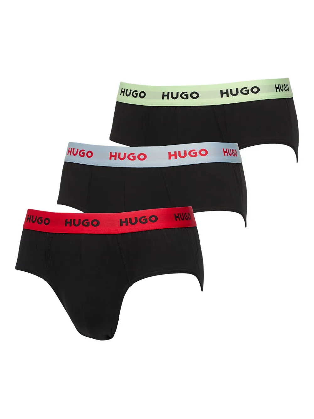Комплект из трех трусов-брифов с логотипом Hugo, черный
Комплект из трех трусов-брифов с логотипом Hugo, черный