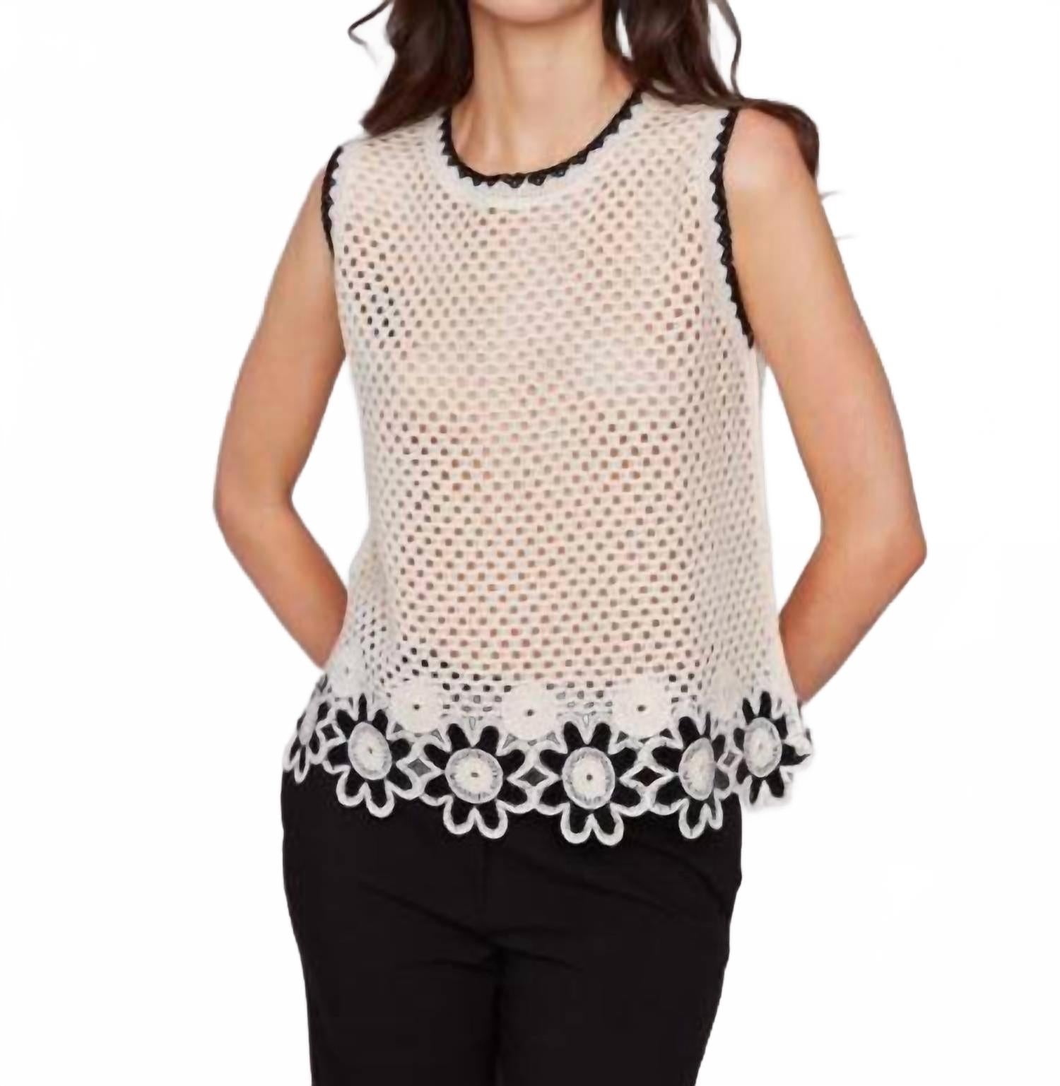 Топ без рукавов с цветочным узором в стиле каймы, натуральный цвет Charlie B, Natural
Топ без рукавов с цветочным узором в стиле каймы, натуральный цвет Charlie B, Natural