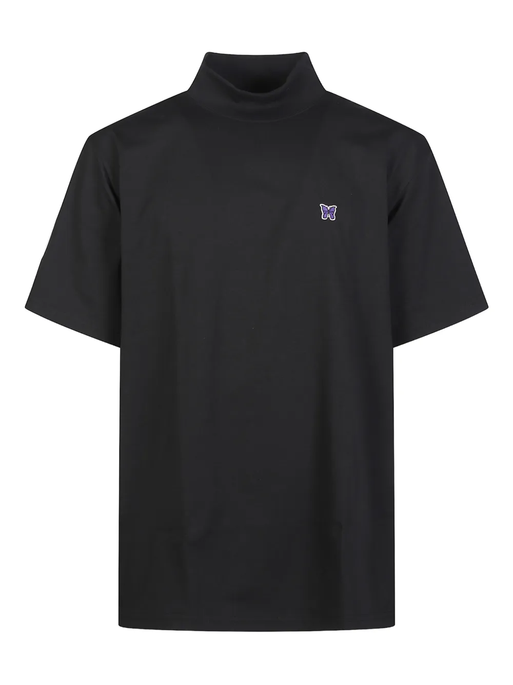 Вышитая футболка с высоким воротом Needles, черный
Вышитая футболка с высоким воротом Needles, черный