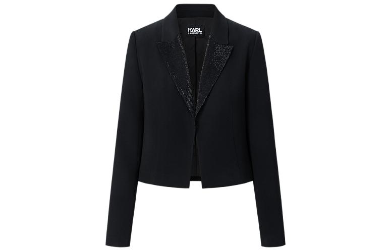 KARL LAGERFELD / Karl Lagerfeld Jeans Деловой пиджак KARL LAGERFELD женский черный, Black 
KARL LAGERFELD / Karl Lagerfeld Jeans Деловой пиджак KARL LAGERFELD женский черный, Black