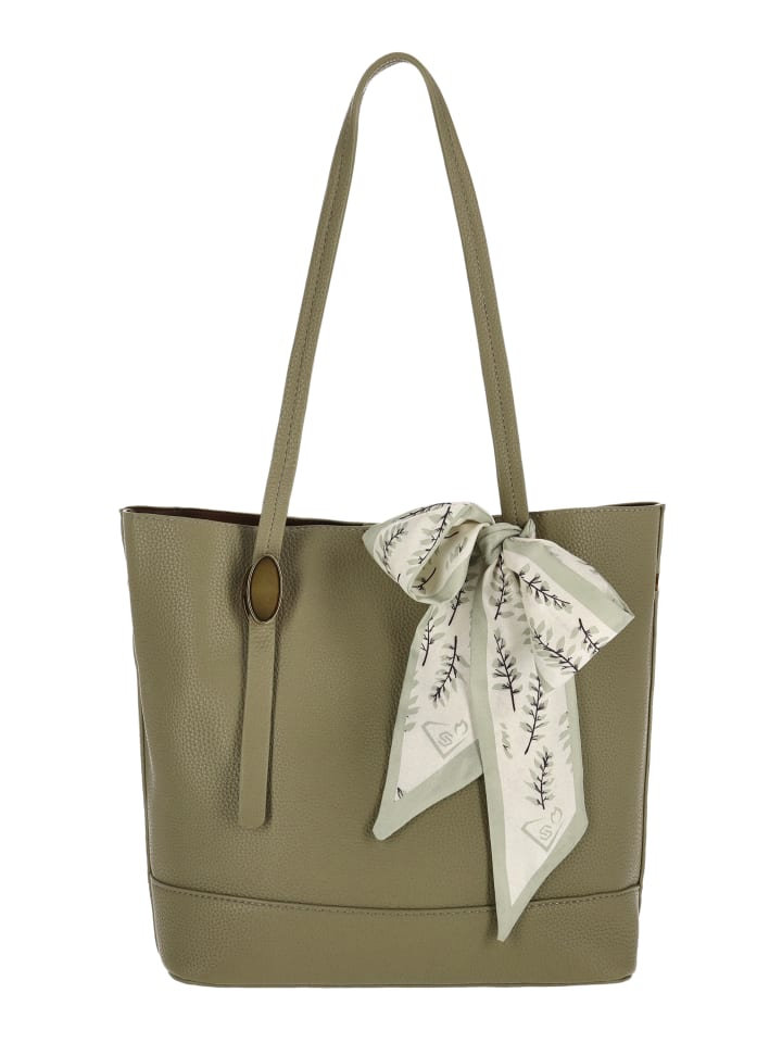 Usha Женская сумка-тоут оливкового цвета
Usha Женская сумка-тоут оливкового цвета