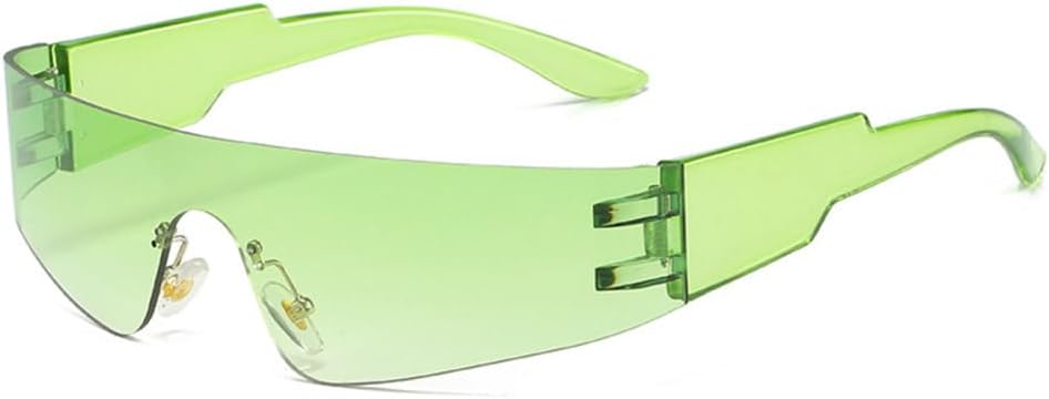 Ретро-панк солнцезащитные очки без оправы для женщин, модные разноцветные зеркальные очки с защитой от УФ-излучения UV400, мужские цельные спортивные очки для вождения, L91 generic, Green Gradient
Ретро-панк солнцезащитные очки без оправы для женщин, модные разноцветные зеркальные очки с защитой от УФ-излучения UV400, мужские цельные спортивные очки для вождения, L91 generic, Green Gradient