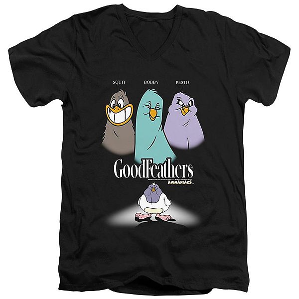 Футболка с коротким рукавом Animaniacs Goodfeathers Licensed Character
Футболка с коротким рукавом Animaniacs Goodfeathers Licensed Character