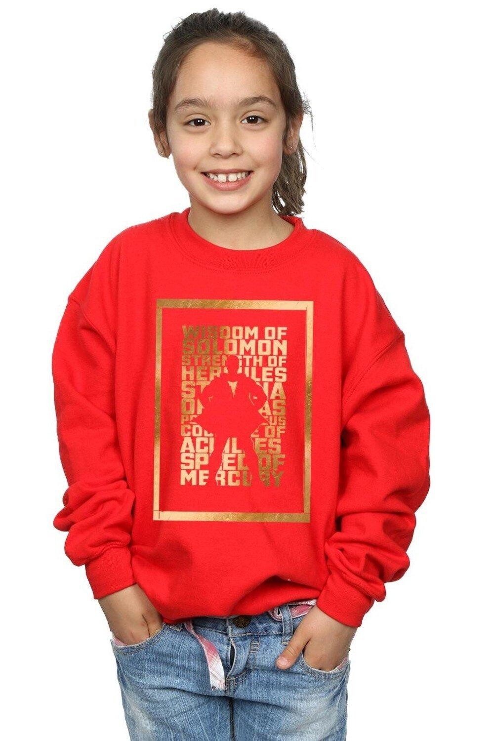 Толстовка с золотым текстом Shazam DC Comics, красный
Толстовка с золотым текстом Shazam DC Comics, красный