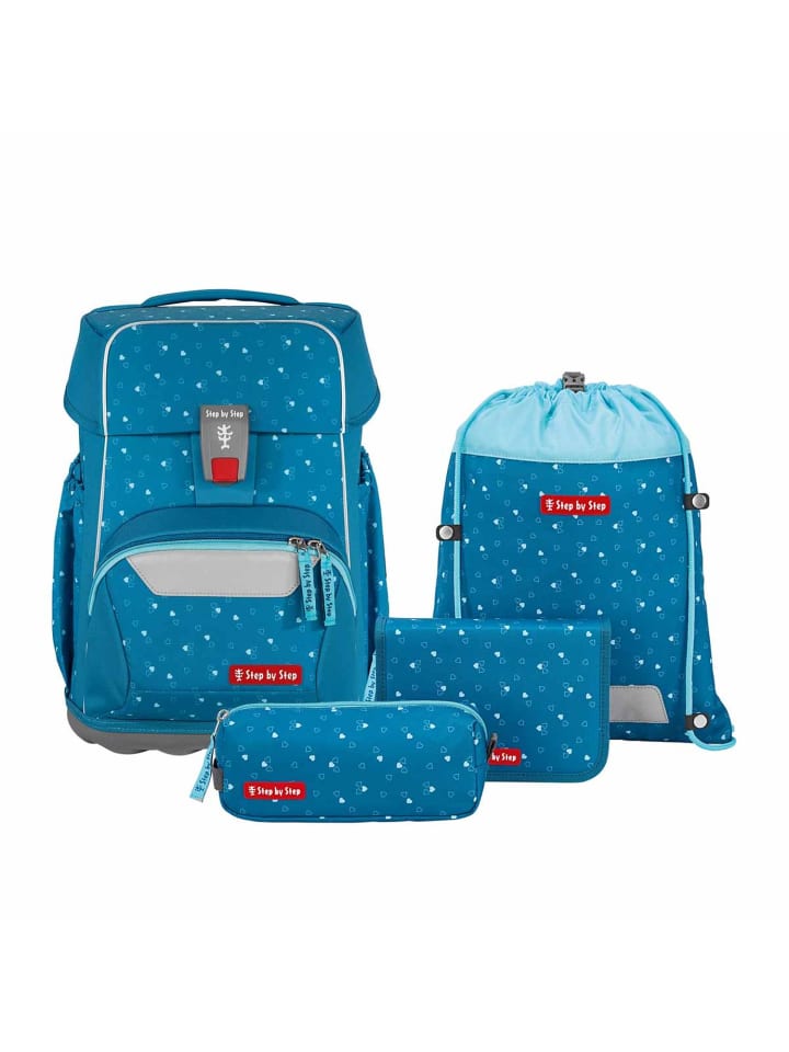 Step by Step Набор школьных сумок BASIS Blue Hearts, 4 предмета, синий
Step by Step Набор школьных сумок BASIS Blue Hearts, 4 предмета, синий