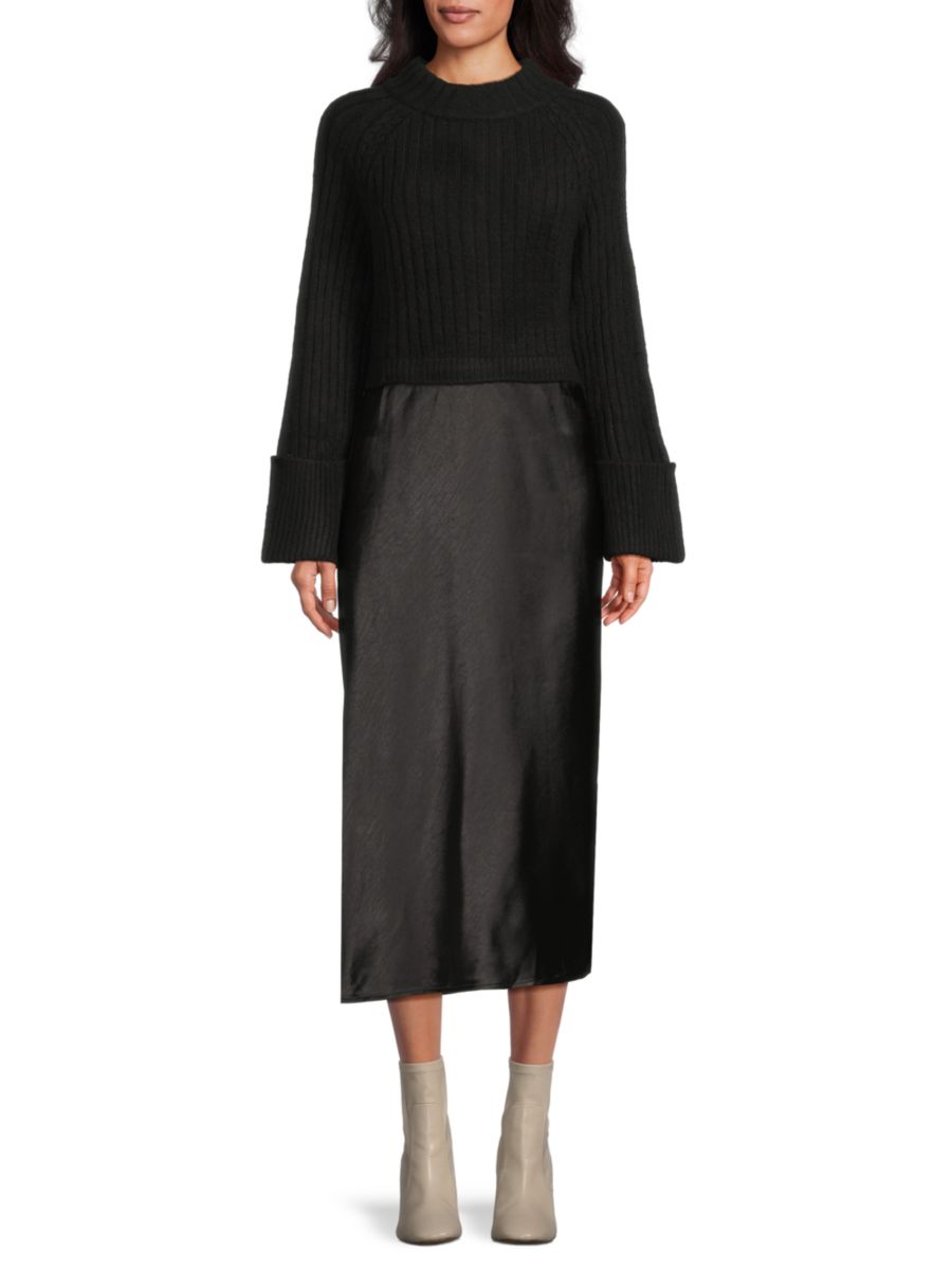 Платье-свитер миди Bea 2-в-1 Design 365, черный
Платье-свитер миди Bea 2-в-1 Design 365, черный