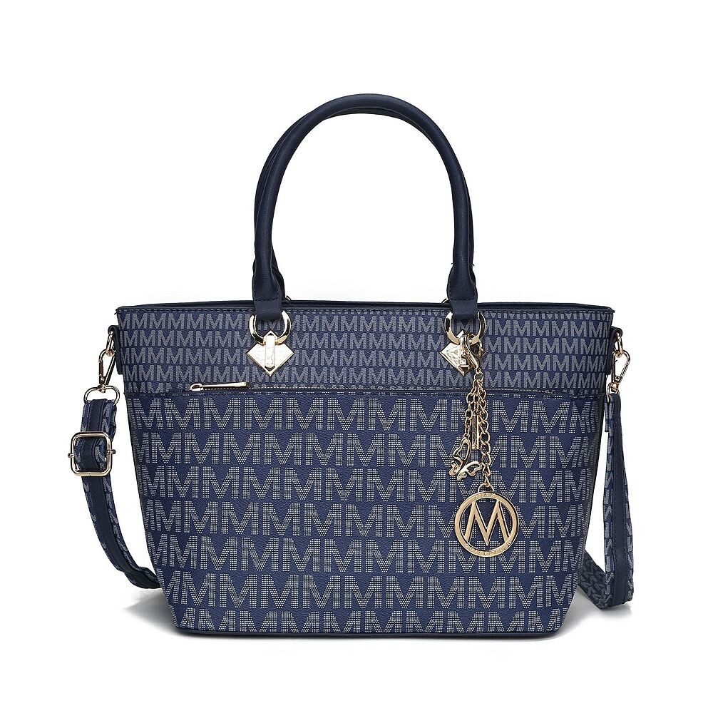 Mkf Collection Yonah Signature Женская сумка-тоут из веганской кожи с принтом от Mia K MKF Collection, темно-синий
Mkf Collection Yonah Signature Женская сумка-тоут из веганской кожи с принтом от Mia K MKF Collection, темно-синий