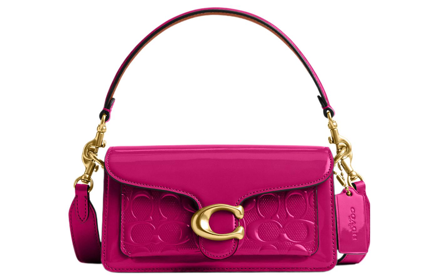 Сумка-мессенджер Tabby из лакированной кожи, женская сумка через плечо цвета маджента COACH
Сумка-мессенджер Tabby из лакированной кожи, женская сумка через плечо цвета маджента COACH