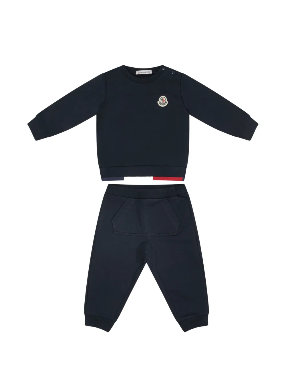 Спортивный костюм с нашивками Moncler Enfant, синий
Спортивный костюм с нашивками Moncler Enfant, синий