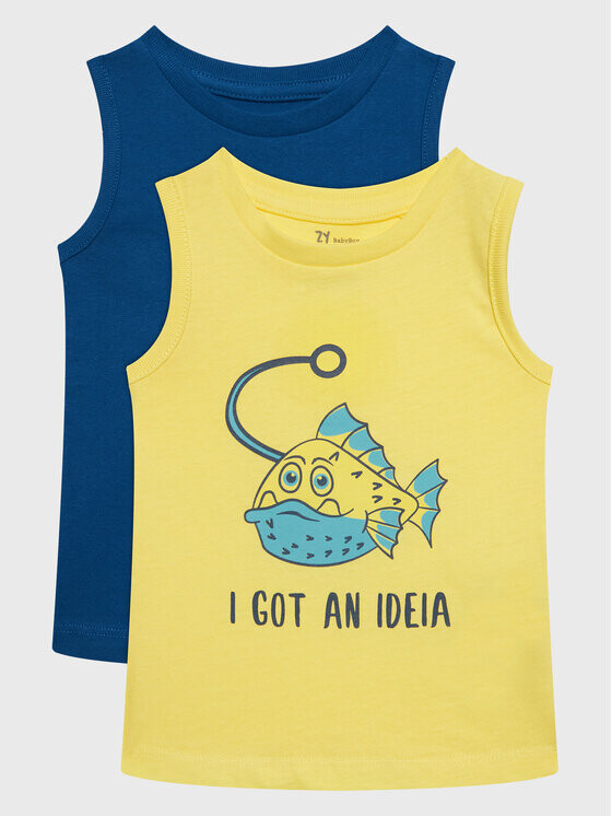 Комплект из 2 футболок стандартного кроя Zippy, мультиколор
Комплект из 2 футболок стандартного кроя Zippy, мультиколор