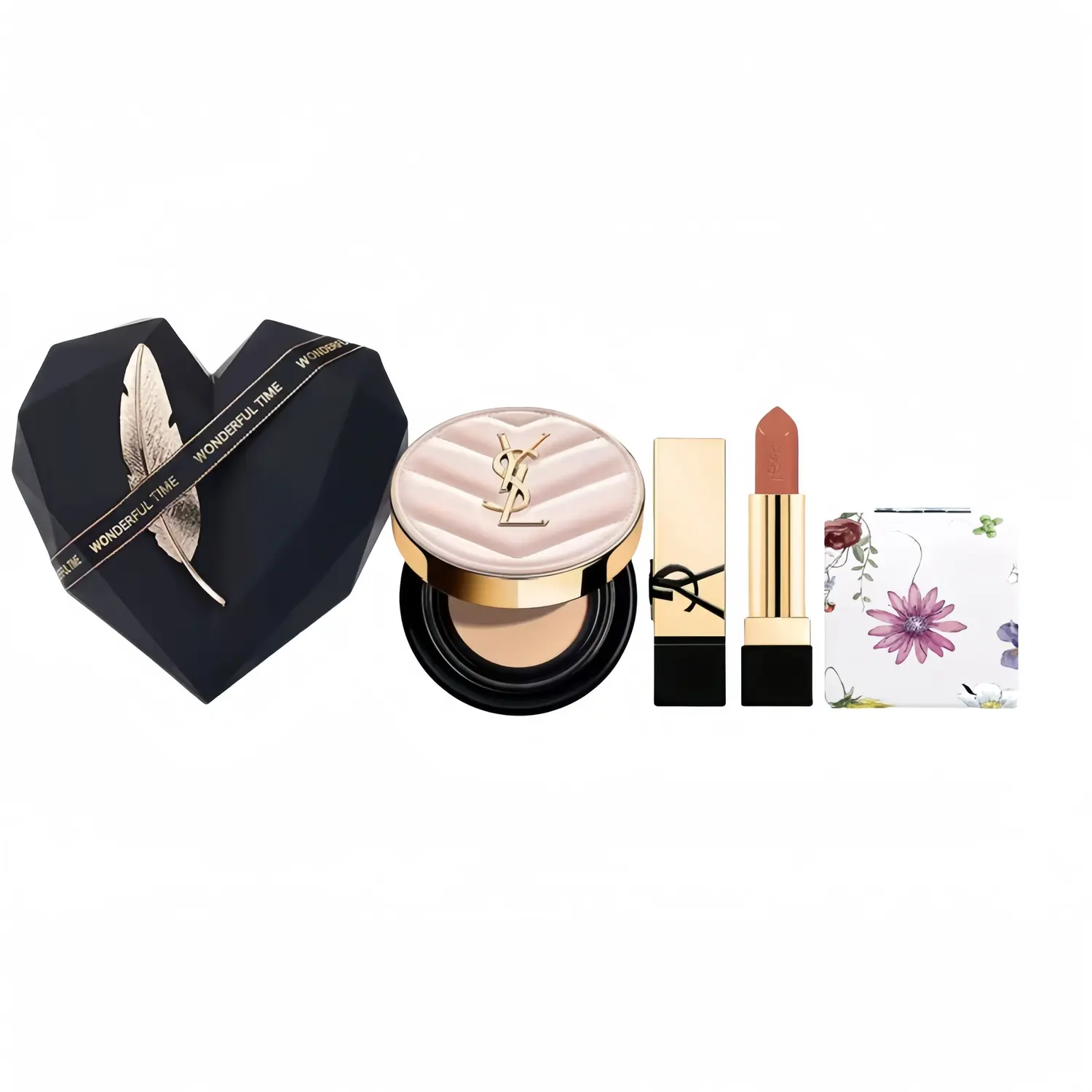 Набор косметики для лица Luxury Pet Foundation Box с велюровым сатиновым матовым покрытием без эффекта переноса SAINT LAURENT
Набор косметики для лица Luxury Pet Foundation Box с велюровым сатиновым матовым покрытием без эффекта переноса SAINT LAURENT