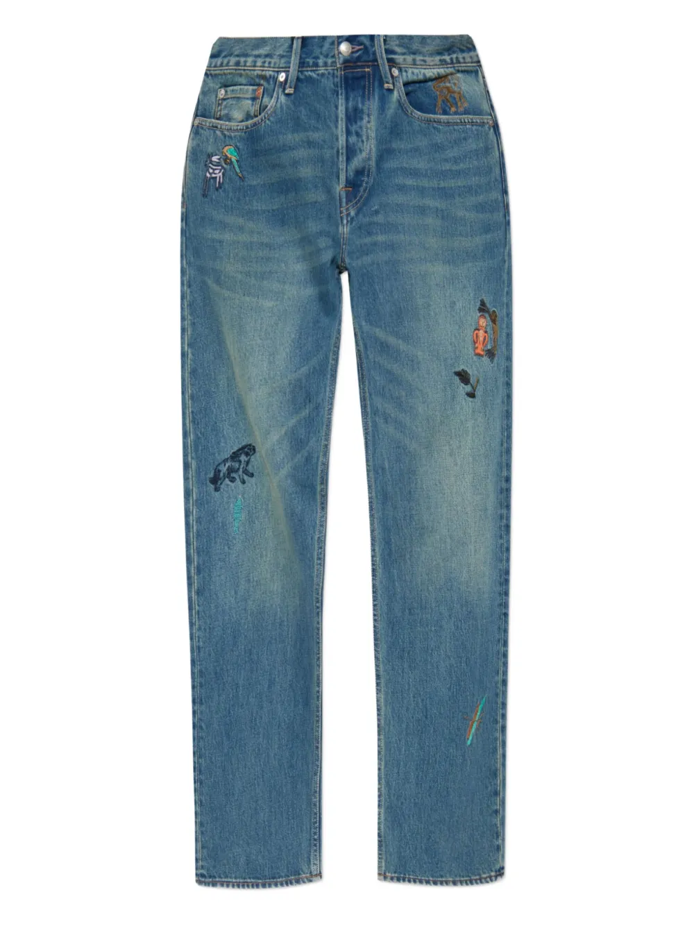 Джинсы с вышитым мотивом Paul Smith, синий
Джинсы с вышитым мотивом Paul Smith, синий