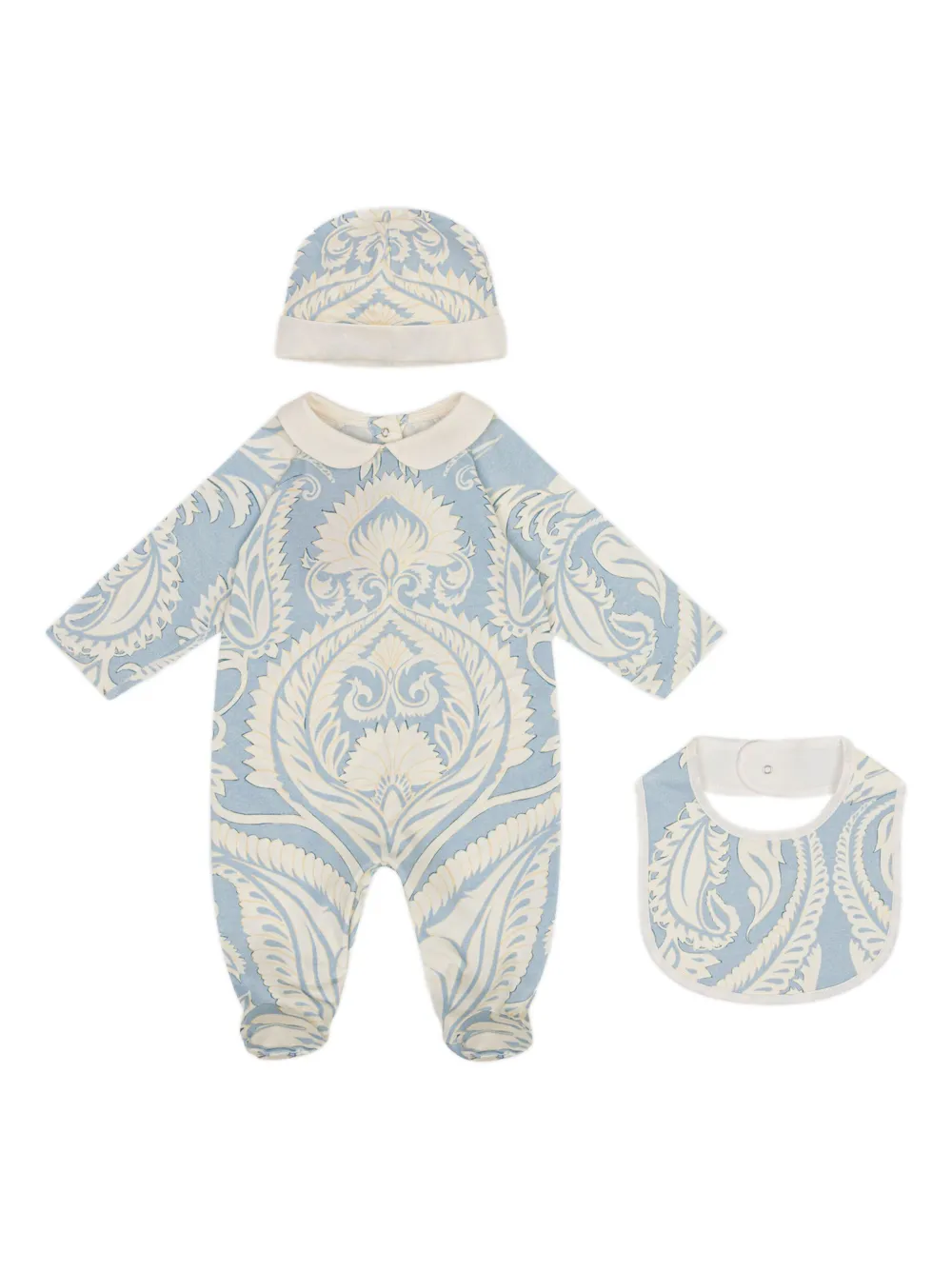 Пижама с принтом пейсли Etro Kids, синий
Пижама с принтом пейсли Etro Kids, синий